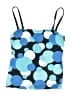 Assorted Brands Polka Dots Blue Swimsuit Top Size 10 - photo 1