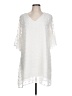 Unbranded 100% Polyester White Casual Dress Size L - photo 1