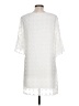 Unbranded 100% Polyester White Casual Dress Size L - photo 2