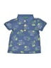 Baby Essentials Tropical Blue Short Sleeve Button-Down Shirt 12-18 MO / 18 MO - photo 1