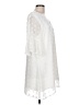 Unbranded 100% Polyester White Casual Dress Size L - photo 4