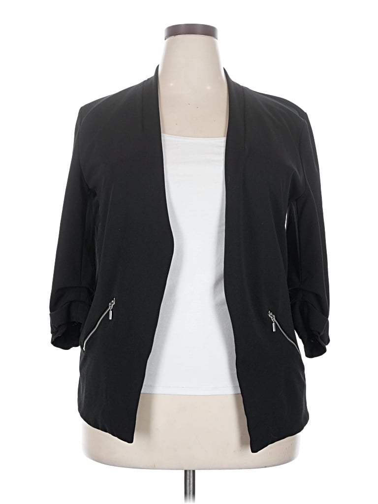 Pre-owned Maurices Blazer Jacket In Black