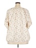 Torrid Ivory Short Sleeve Blouse Size 3X Plus (3) - photo 2