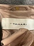 T Tahari 100% Polyester Solid Pink Tan Trenchcoat Size S - photo 6