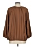 Chico's 100% Polyester Brown Long Sleeve Blouse Size Med (1) - photo 2