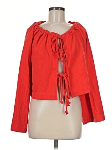 MIOU MUSE Long Sleeve Blouse (view 1)