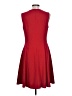 Roz & Ali Solid Red Cocktail Dress Size 12 - photo 2