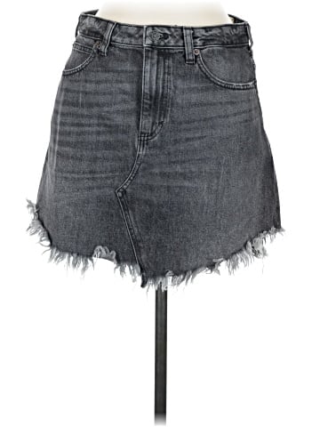 We the Free Denim Skirt (view 1)