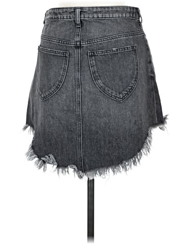 We the Free Denim Skirt (view 2)