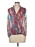 Bisou Bisou 100% Polyester Red 3/4 Sleeve Blouse Size M - photo 1