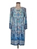 Ruby Rd. Paisley Blue Casual Dress Size M (petite) - photo 1