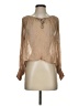 Unbranded Tan Long Sleeve Blouse Size S (estimated) - photo 1