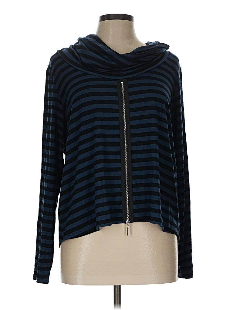Pre-owned Comfy Usa Long Sleeve T-shirt In Blue