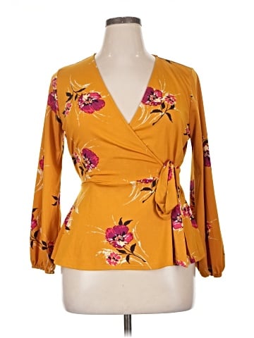 Faith and Joy 3/4 Sleeve Blouse (view 1)