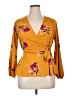 Faith and Joy Yellow 3/4 Sleeve Blouse Size XL - photo 1