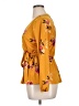 Faith and Joy Yellow 3/4 Sleeve Blouse Size XL - photo 5