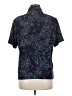 Jaclyn Smith 100% Polyester Tropical Blue Short Sleeve Blouse Size M - photo 2