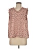 Maison d' Amelie 100% Polyester Brown Sleeveless Blouse Size M - photo 1