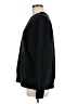 Zara 100% Cotton Solid Black Sweatshirt Size M - photo 5