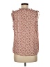 Maison d' Amelie 100% Polyester Brown Sleeveless Blouse Size M - photo 2