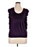 Miss Chievous 100% Rayon Purple Sleeveless Blouse Size XL - photo 1