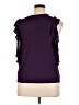 Miss Chievous 100% Rayon Purple Sleeveless Blouse Size XL - photo 2