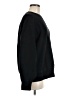 Zara 100% Cotton Solid Black Sweatshirt Size M - photo 4
