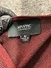 Mystic 100% Polyester Solid Burgundy Jumpsuit Size M - photo 4