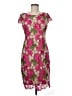 Xscape 100% Polyester Floral Multi Color Pink Casual Dress Size 6 - photo 1