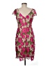 Xscape 100% Polyester Floral Multi Color Pink Casual Dress Size 6 - photo 2