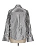 Madewell Stripes Silver 3/4 Sleeve Button-Down Shirt Size L - photo 2