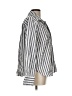 Madewell Stripes Silver 3/4 Sleeve Button-Down Shirt Size L - photo 4