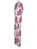 Unbranded Floral Pink Casual Pants Size XXS - photo 5