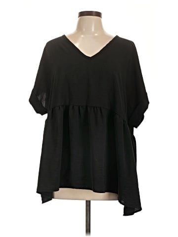 chic soul (chicsoul.com) Short Sleeve Blouse (view 1)