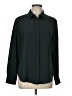 H&M Solid Black Long Sleeve Blouse Size 10 - photo 1