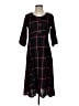 Unbranded Plaid Black Casual Dress Size XL - photo 1