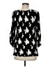 Grace Elements 100% Rayon Black 3/4 Sleeve T-Shirt Size M - photo 2