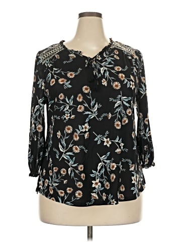 Style&Co 3/4 Sleeve Blouse (view 1)
