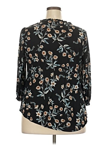 Style&Co 3/4 Sleeve Blouse (view 2)