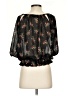 Guess 100% Polyester Black 3/4 Sleeve Blouse Size XS - photo 2