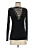 Robert Louis Black Long Sleeve Top Size XS - photo 1