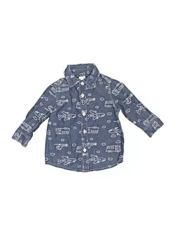 Carter's Long Sleeve Button-Down Shirt (view 1)