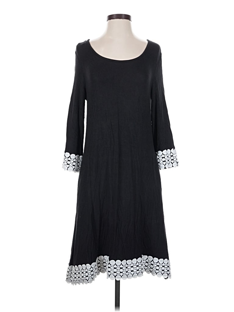 Pre-owned Nina Leonard Casual Dress In Black