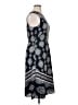 Ann Taylor 100% Polyester Paisley Blue Casual Dress Size 14 (tall) - photo 4