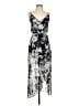 Sienna Sky 100% Polyester Tropical Silver Cocktail Dress Size S - photo 1