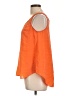 Maeve 100% Silk Orange Sleeveless Silk Top Size 10 - photo 5