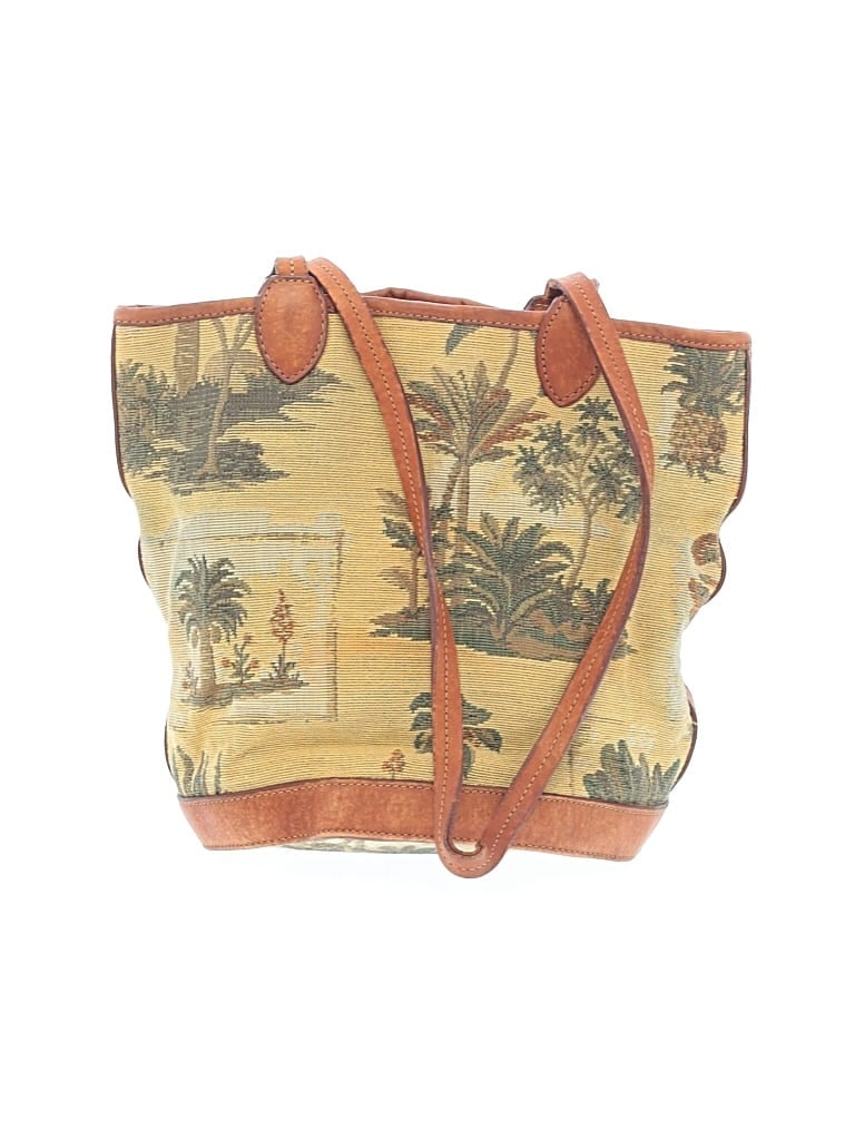 Pre-owned Tommy Bahama Tote Bag In Yellow