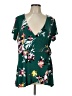 Torrid Green Short Sleeve Blouse Size Lg Plus (0) - photo 1