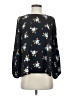 Ann Taylor LOFT 100% Polyester Blue Long Sleeve Blouse Size S - photo 1