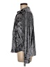 Amadi Metallic Silver Long Sleeve Blouse Size M - photo 5